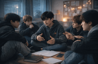 Ребята спорят о порядке публикации