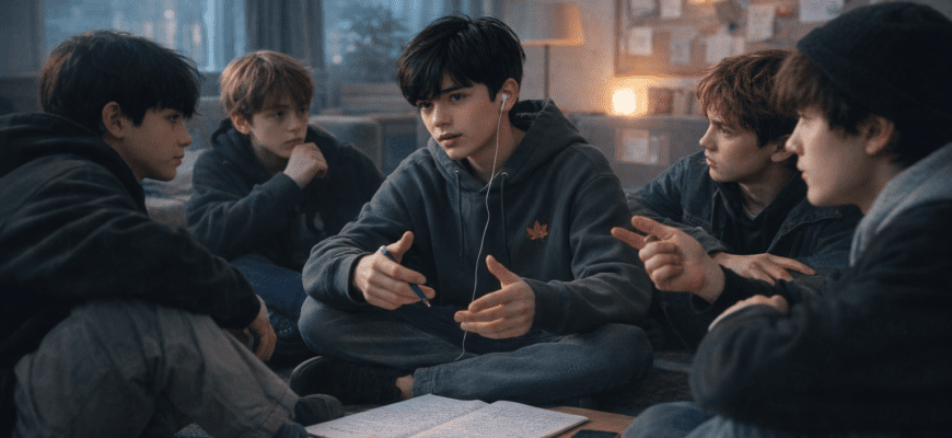 Ребята спорят о порядке публикации