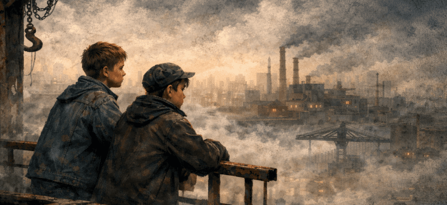 Индустриальный город и заброшенный цех — атмосфера рассказа «Тяжёлый воздух»
