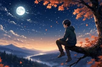 Иллюстрация к стихотворению «Под пледом звёзд»