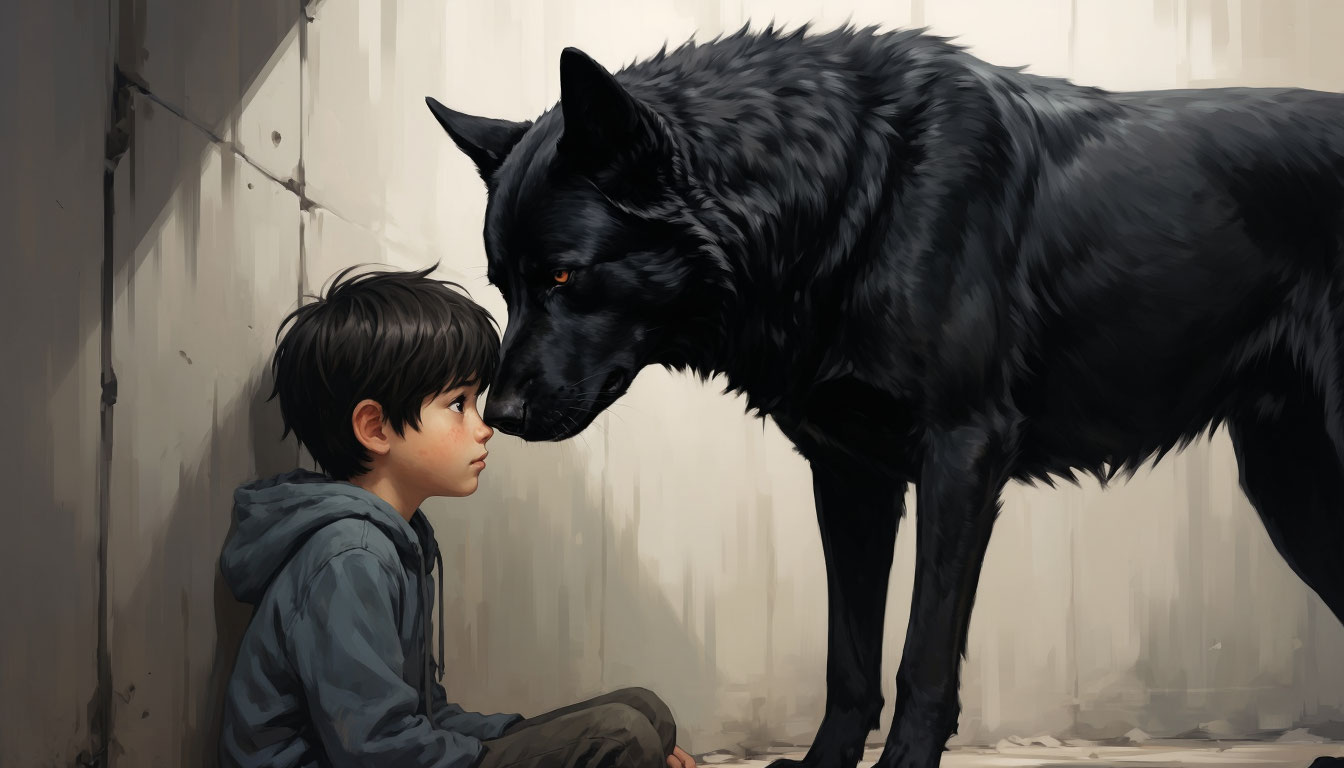 Иллюстрация к Стихотворению «Злая собака»