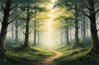 Лес на рассвете — образ рождения романа «Сын Земли»