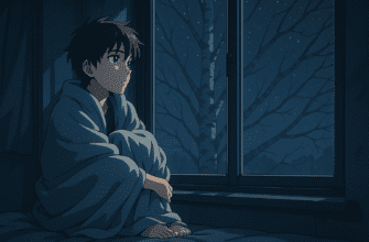 Подросток сидит на подоконнике ночью и смотрит на звёзды за окном детского дома. «Право на тишину»