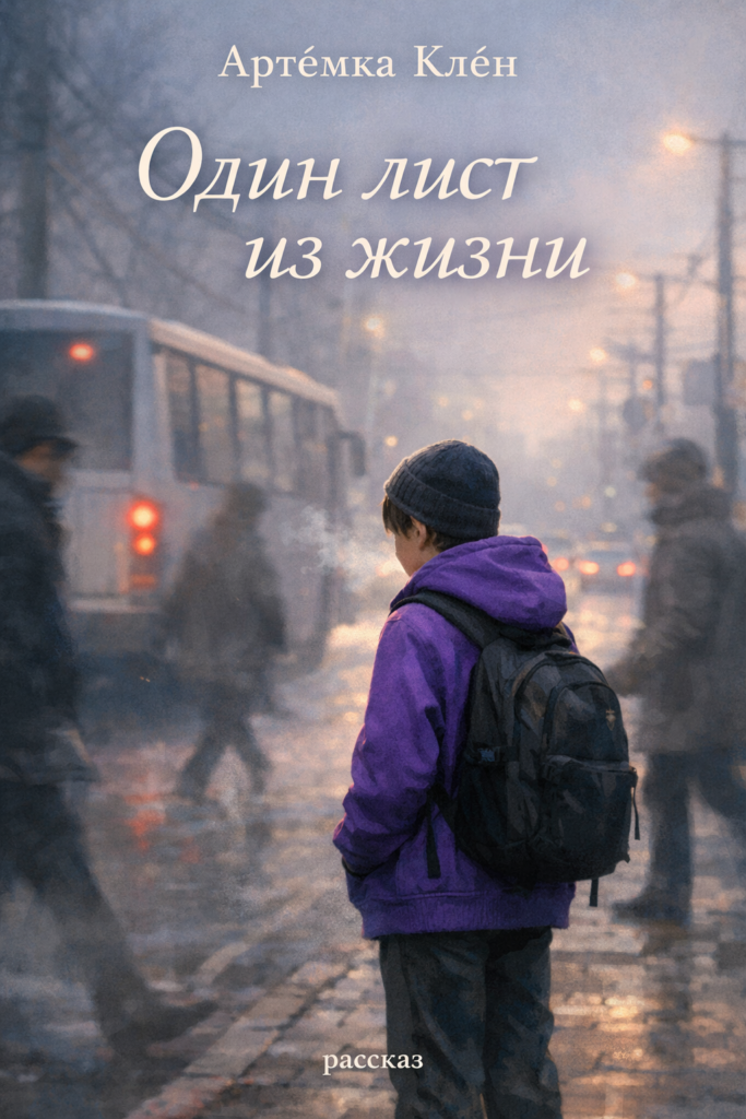 Обложка рассказа "Один лист из жизни"