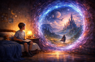 Между кроватью и порталом — иллюстрация к рассказу.